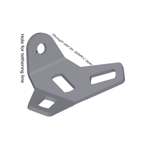 SA455 - 50&deg; 3 Slot Tethering Bracket