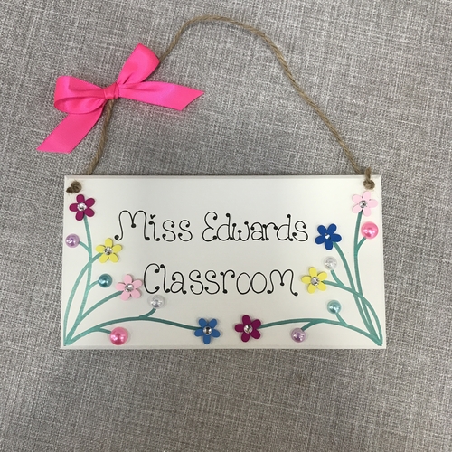 Classroom Door Plaque