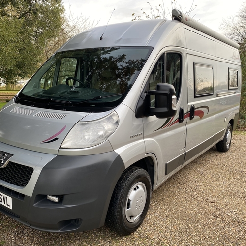 2007 Peugeot Boxer 2.2 HDi LWB Camper Van 2 Berth Silver Rear Lounge