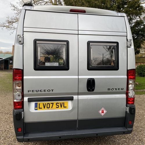 2007 Peugeot Boxer 2.2 HDi LWB Camper Van 2 Berth Silver Rear Lounge