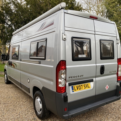 2007 Peugeot Boxer 2.2 HDi LWB Camper Van 2 Berth Silver Rear Lounge