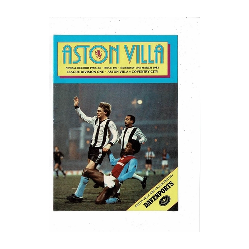 Coventry City Away Football Programmes