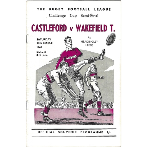 Challenge Cup Semi Final Rugby League Programmes