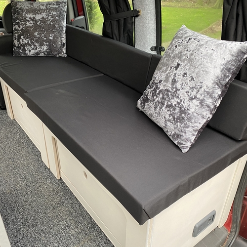 2007 (57)reg Fiat Doblo 1.9 M-Jet Micro Camper Van 2 Berth Red Metallic