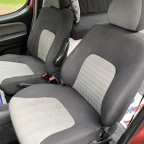 2007 (57)reg Fiat Doblo 1.9 M-Jet Micro Camper Van 2 Berth Red Metallic