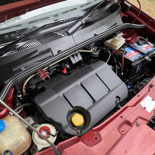 2007 (57)reg Fiat Doblo 1.9 M-Jet Micro Camper Van 2 Berth Red Metallic