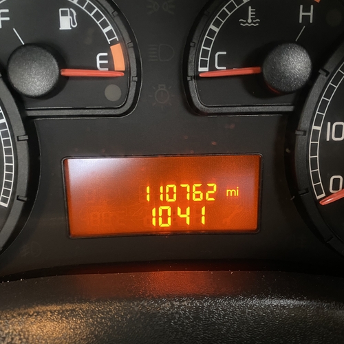 2007 (57)reg Fiat Doblo 1.9 M-Jet Micro Camper Van 2 Berth Red Metallic