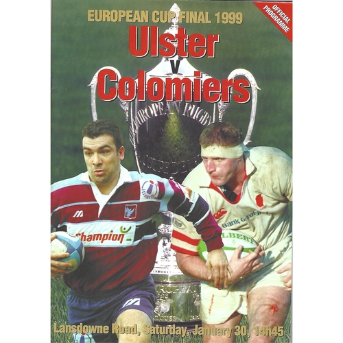 European Cup Final Rugby Union Programmes