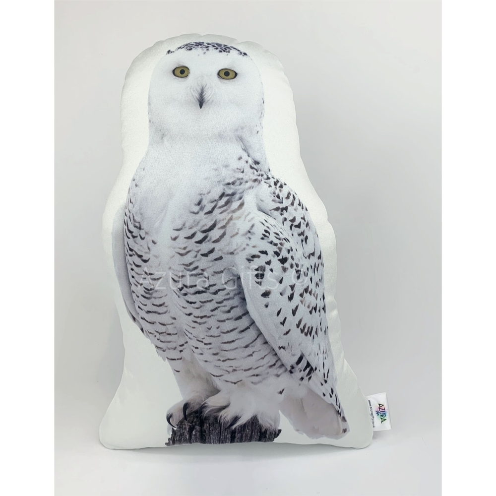 Owl Shaped Cushion (Snowy Owl)