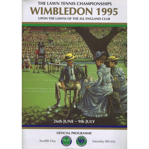 1995 (12th Day) Wimbledon Tennis Programme