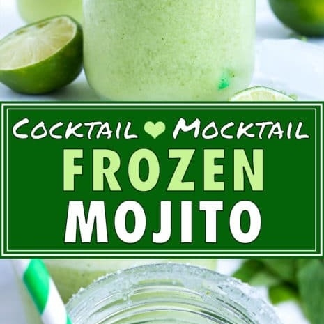 Frozen Mojito Mocktails