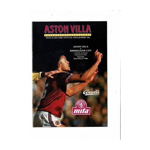 Birmingham City Away Football Programmes