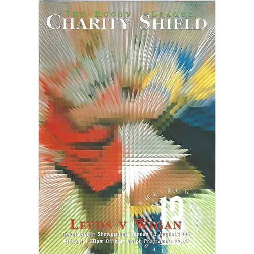 Charity Shield Rugby League Programmes