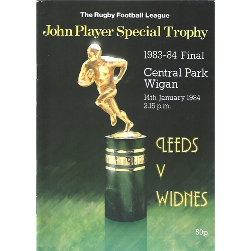 John Player Competition/John Player Trophy Final Rugby League Programmes