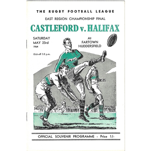 Eastern Championship Final Rugby League Programmes