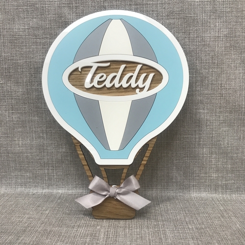 Hot Air Balloon door plaque