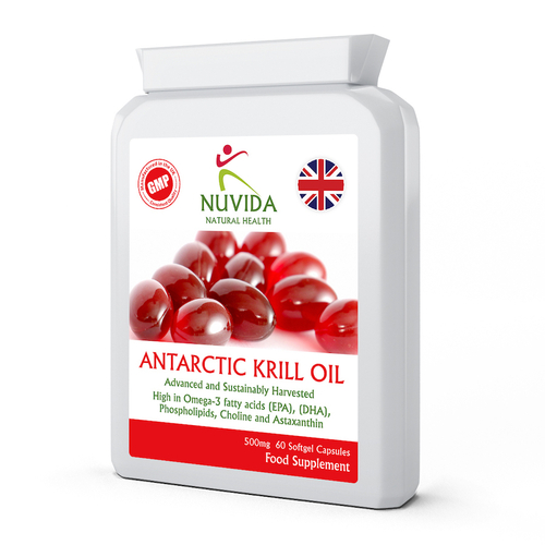 Pure Antarctic Krill Oil- 60 Capsules 500mg