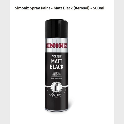 Spray Paint - Matt Black