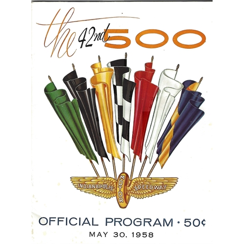 Indianapolis 500 Motor Racing Programmes