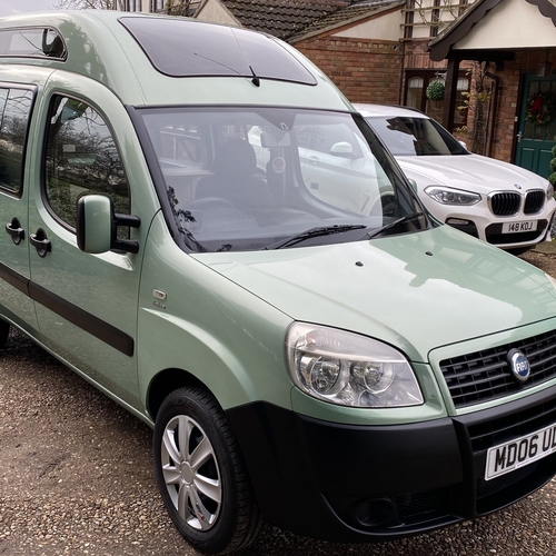 2006 Fiat Doblo 1.4 Petrol Camper Van 2 Berth 45500 Miles Gorgeous Colour!