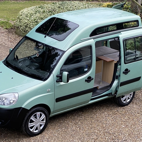 2006 Fiat Doblo 1.4 Petrol Camper Van 2 Berth 45500 Miles Gorgeous Colour!