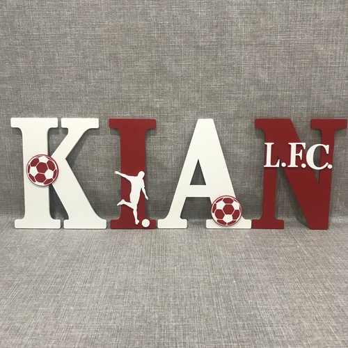 FOOTBALL THEME letters