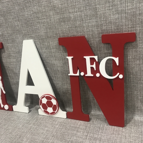 FOOTBALL THEME letters