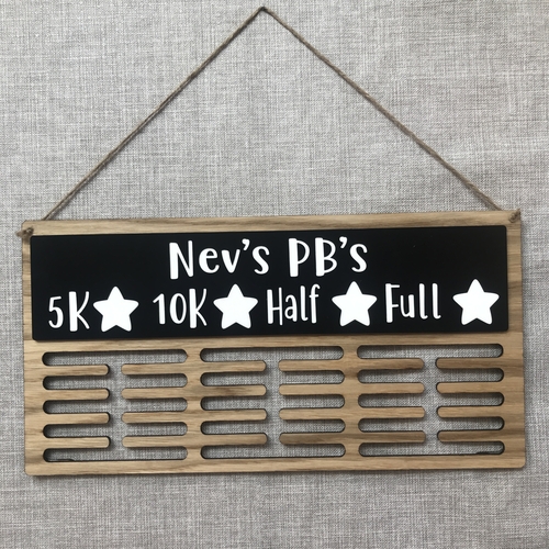 Personal Best Running Medal Hanger -  Medal Hanger For Runners