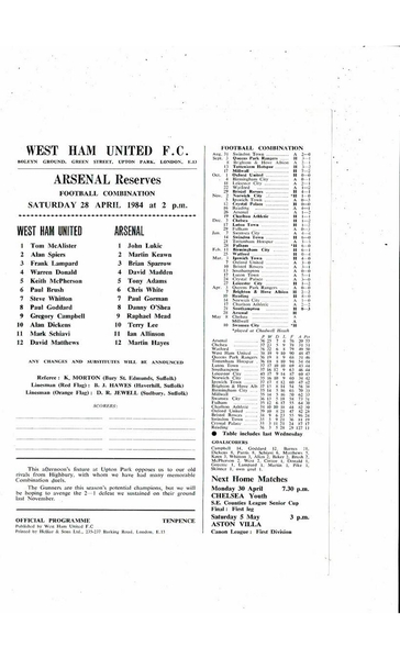 Today's Football Programme updates