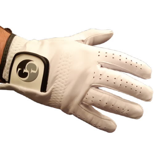 Pack of 3 - Men's Full Soft Cabretta Leather Golf Gloves - Right Hand (For a Left handed golfer)