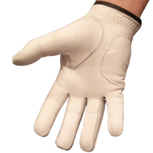 Pack of 3 - Men's Full Soft Cabretta Leather Golf Gloves - Right Hand (For a Left handed golfer)