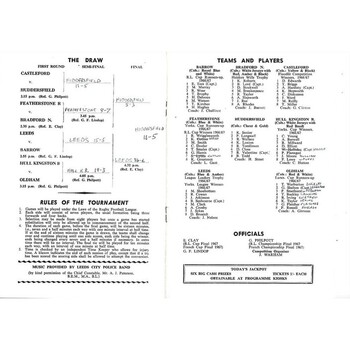 1967 Rugby League Invitation Sevens Programme