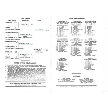 1968 Rugby League Invitation Sevens Programme