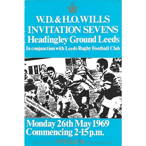 1969 Rugby League Invitation Sevens Programme