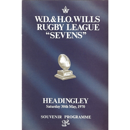 1970 Rugby League Sevens Programme