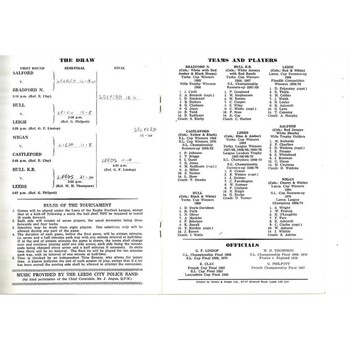 1970 Rugby League Sevens Programme