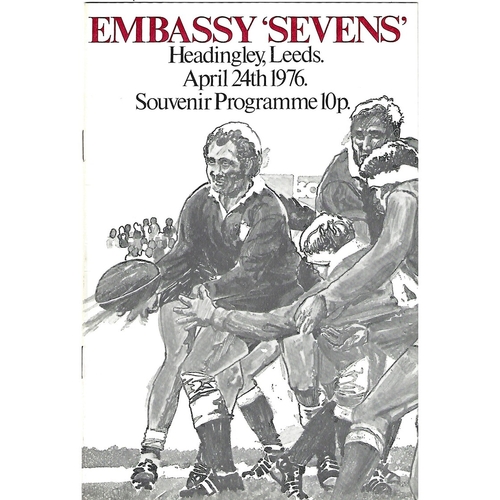Rugby League Sevens Tournaments Programmes