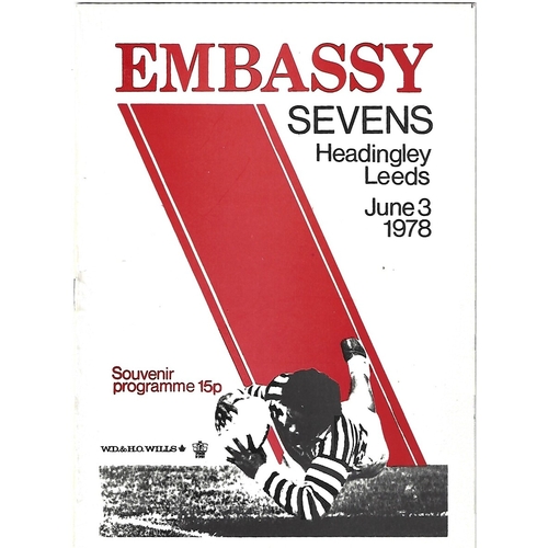 Rugby League Sevens Tournaments Programmes