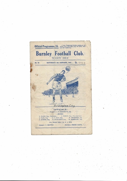 Latest Football Programmes Listed