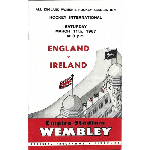 England Women's Hockey Programmes