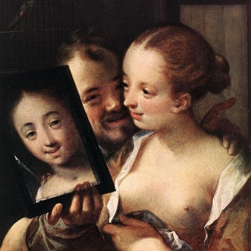 Couple with a Mirror