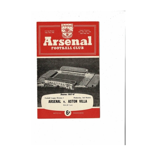 Arsenal Home Football Programmes