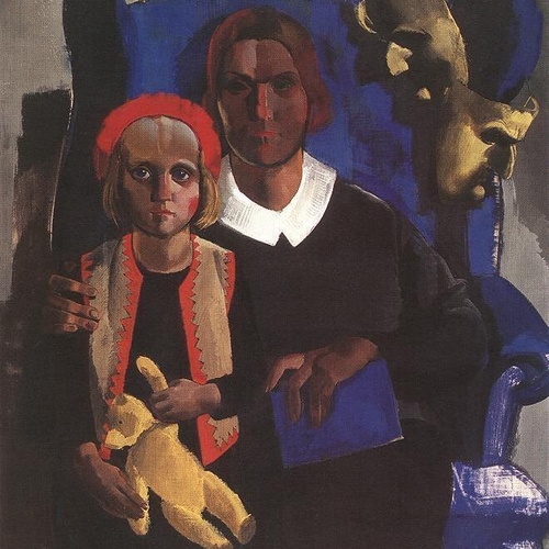 The Artist's Wife and Daughter