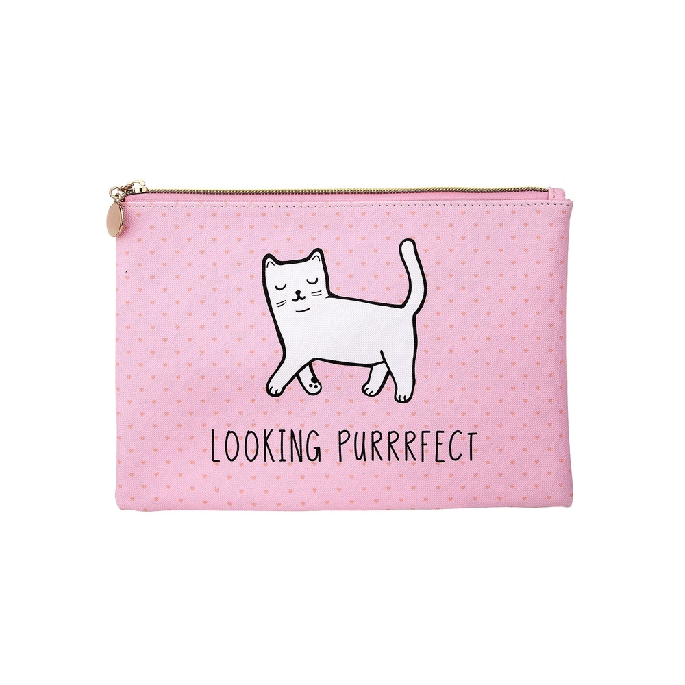 Pink Cat Makeup Bag/Cat Bag