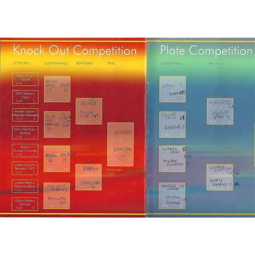 2011 Middlesex Sevens Rugby Union Programme