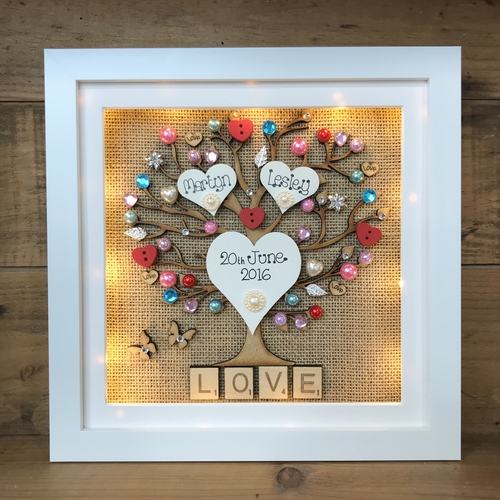 LED love hearts frame ❤️