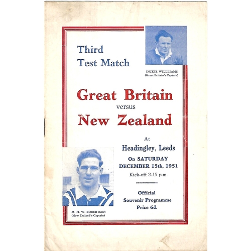 New Zealand Rugby League Programmes