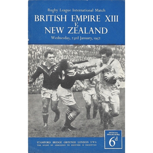 New Zealand Rugby League Programmes