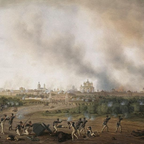 Battle of Smolensk on 18th August 1812