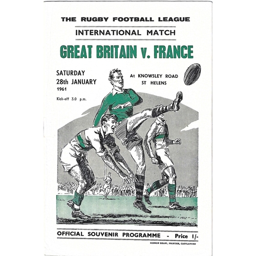 France Rugby League Programmes